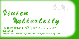 vivien mullerleily business card